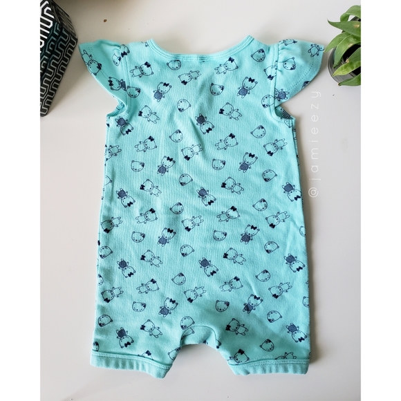 Tiny Little Wonders | Cap Sleeve Shorts Onesie - Picture 6 of 6